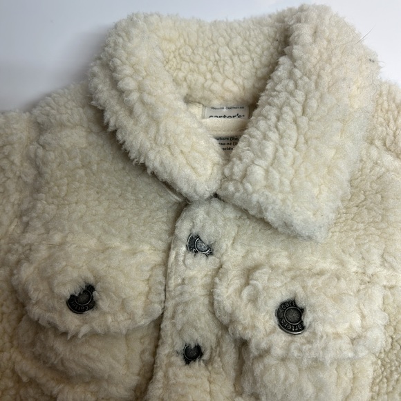 Cozy Sherpa Jackets - Cream and Taupe - Picture 2 of 7